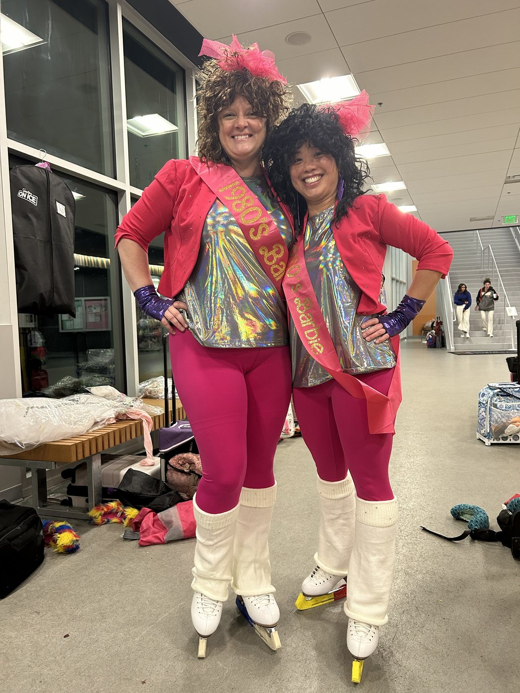Denver synchronized skating team with trophy